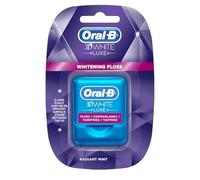 Oral-B 3D White Luxe Fil Dentaire 35M Dents Anti-plaque dentaire Prévention de la décoloration de surface Menthe éclatante