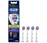Oral-B Blanc 3D Brosses à Dents, 4 Pièces, Original Brosse À Dents Électrique Recharges avec Technologie CleanMaximiser, Blanc
