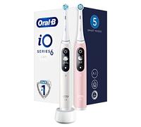 Oral B iO6 DUO brosse à dents électrique White & Pink Sand 2 pcs