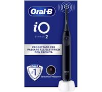 Oral-B Brosse à dents électrique Io 2 — micro-vibrations, tête ronde — Noir