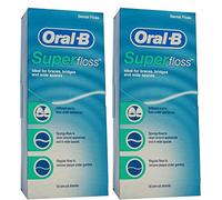 Oral B brins pre-cortadas Superfloss (50) (Pack de 2)