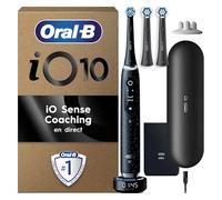 Oral-B Brosse A Dents Electrique Intelligente iO 10 Noire Édition Spéciale, 3 Brossettes, 1 Étui De Voyage Chargeur