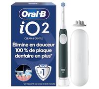 Oral-B Brosse à dents électrique iO2 – 3 modes, capteur de pression, minuteur 2 min – Vert forêt