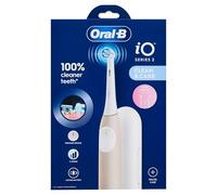 Oral-B Brosse A Dents Electrique iO 2 Rose, 3 Modes De Brossage Silencieux Dont Douceur, Capteur De Pression, Brossette Oral B De Rechange, Etui De Voyage