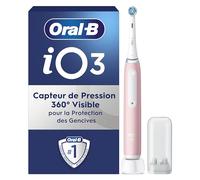 Oral-B iO Series 3 Adulte Brosse à dents rotative oscillante Rose