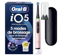 Oral-B Brosse à Dents Electrique iO 5 avec 1 Brossette de Rechange, Rose