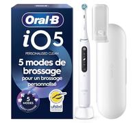 Oral-B Brosse à dents électrique connectée iO 5N avec étui de voyage blanche