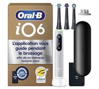 Oral-B Brosse à Dents Electrique iO 6, 3 Brossettes de Rechange, Grise