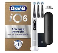 Oral-B Brosse A Dents Electrique iO 6 Grise, 3 Brossettes, 1 Étui De Voyage
