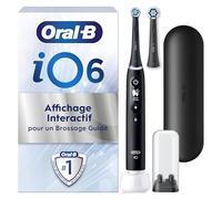 Oral-B iO 6 Adulte Brosse à dents oscillante Noir