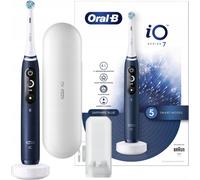 Oral-B | Brosse à dents électrique iO Series 7 - Bleu-Saphir - avec technologie IA - 5 modes de nettoyage