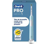 Oral-B - Brosse À Dents Électrique Pro 1 Bleue Cross Action + 1 Brossette