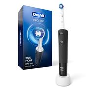 Oral-B Brosse à dents électrique Pro 500 avec (1) tête de brosse, rechargeable, noir