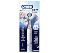 Oral-B Brosse à dents électrique Pro Junior - 1 manche Reine des Neiges - 1 tête de brosse à dents conçue par Braun - À partir de 6 ans
