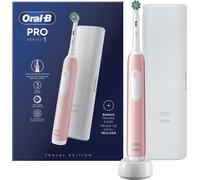 Oral-B | Brosse à dents électrique Pro Series 1 - Rose - Avec étui de voyage - 3 modes de nettoyage