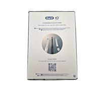 Oral-B Brosse à dents électrique rechargeable iO 2 noir, 1 brosse à dents électrique, 1 tête de rechange, étui de voyage, support de tête + 1 dentifrice Oral-B Pro, nettoyage efficace des dents
