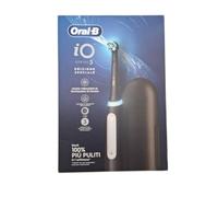 Oral-B Brosse à dents électrique rechargeable iO 3 noir, 1 brosse à dents électrique, 1 tête de rechange, étui de voyage + dentifrice Oral-B Advanced protection sensibilité, nettoyage des dents