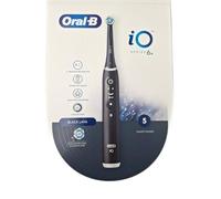 Oral-B Brosse à dents électrique rechargeable iO 6N noir, 1 brosse à dents électrique, 2 têtes de rechange, étui de voyage + 1 dentifrice Oral-B Advanced régénère de l'émail, nettoyage des dents