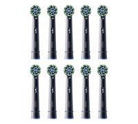 Oral-B Brosse à dents électrique Têtes de rechange Sonic CrossAction 10 Pièces Noir - Réf. 8006540861981