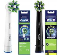 Oral-B Brosses à dents Cross Action EB50 Noir Lot de 2 Têtes de brosse à dents