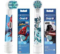 Oral-B Brosses à dents EB10S Kids Spiderman Star Wars compatibles souples