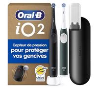 Oral-B Brosses à Dents Electriques iO 2, 2 Brossettes, Noir, Vert