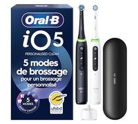 Oral-B iO 5 Pack 2 brosses à dents électriques avec brossettes