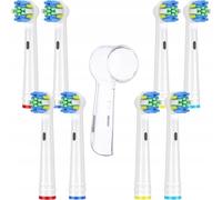 Oral-B Brosses à dents FlossAction Set de 8 avec capuchon de protection Têtes de rechange