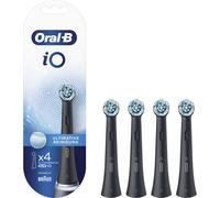 Oral-B Brosses à dents iO Nettoyage Ultime 4 pièces noir
