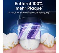 Oral-B Brosses à dents iO Radiant White, paquet de 8, noir