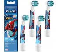 Oral-B Brosses à dents Stages Power EB10 Spiderman pack de 4 têtes pour enfants