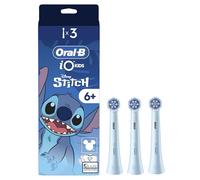 Oral-B Brossette Dentaire Kids Disney Stitch, Pack De 3 Embouts De Rechange De Brosse Electrique iO, Douces Pour Les Dents Qui Bougent, Brossettes Oral B Pour Enfants De 6 Ans Et Plus