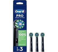 Oral-B Brossettes Pro Cross Action - Lot de 3 - Noir