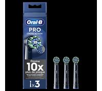 Oral B Brossettes Cross Action Black x3