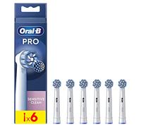 Oral-B Brossettes pour brosse à dents électriques Pro Sensitive Clean – Pack de 6 unités