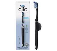 Oral-B Clic Brosse à dents manuelle Onyx Noir avec support magnétique