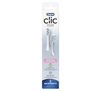 Oral-B Clic Lot de 2 têtes de brosse à dents Sensitive Clean Blanc