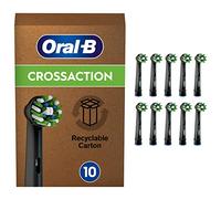 Oral-B Cross Action Clean Maximiser, Embout, Brossettes de Rechange, Pack de 10, Blanc, Clean Maximiser pour Brosse à Dents Électrique Jusqu’à 100 % d’élimination de la Plaque Dentaire