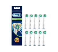 NEUF Oral B Pro CrossAction White 10 braises à enfiler têtes de rechange