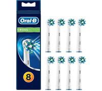 Oral-B CrossAction 80339341 tête de brosses 8 pièce(s) Bleu, Vert, Blanc