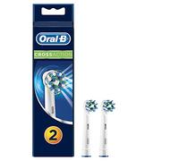 Oral-B CrossAction Brush Heads 2 pièce(s) Bleu, Blanc