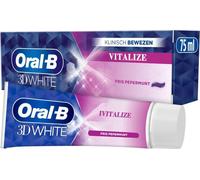 Oral B Dentifrice 3D White Vitalize 75Ml, Élimine Jusqu'à 87 pourcent des Taches en Surface pour des Dents Plus Blanches