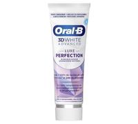 Oral-B Dentifrice Blancheur 3D White Advanced Luxe Perfection, Dotée De La Technologie Blanchissante Pour Eliminer Les Taches En Surface Des Dents, Arôme Menthe, Pour Brossage Quotidien, 75ml