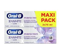Oral-B Dentifrice Blancheur 3D White Luxe Perfection Lot de 2 x 75ml