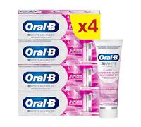 Oral-B Dentifrice Blancheur Glamour 3D White Advanced Luxe Perfection Contre Les Taches En Surface, Conçu Pour Un Brossage Des Dents Avancé, Arome Menthe Douce, Pack De 150ml (Lot de 2)
