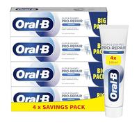 Oral-B Dentifrice Gencives & Émail Pro-Repair Original, Aider à Revitaliser les Gencives, Répare l'Email, Protège les Dents de l'Érosion, pour Dents Sensibles, Carton Recyclé, Lot de 4 x 100 ml