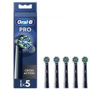 Oral-B EB50 Tête De Rechange Cross Action Noire 5 Pièces
