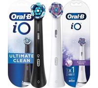 Oral-B Embouts iO Radiant White Black Tête de brosse à dents 2 pièces Effet blanchissant