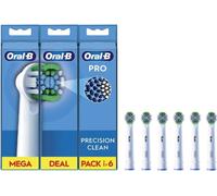 Oral-B | Ensemble de brosses à dents Precision Clean | EB20RX-6 | Têtes de brossage | Pour adultes | Nombre de têtes de brossage incluses 6 | Blanc