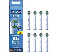 Oral-B | Ensemble de brosses à dents Precision Clean | EB20RX-8 | Têtes de brossage | Pour adultes | Nombre de têtes de brossage dans l'ensemble 8 | Blanc